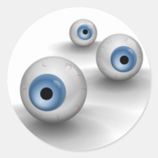 Eye Ball Stickers | Zazzle