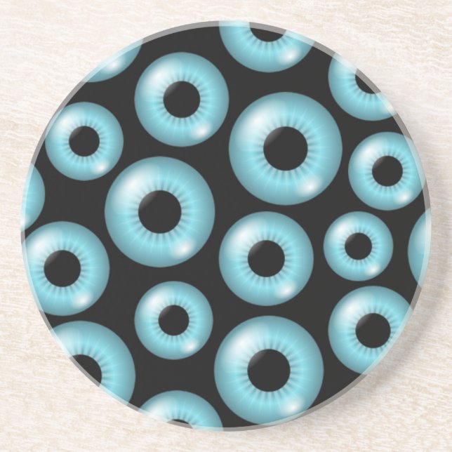Eyeballs Sandstone Coaster (Front)