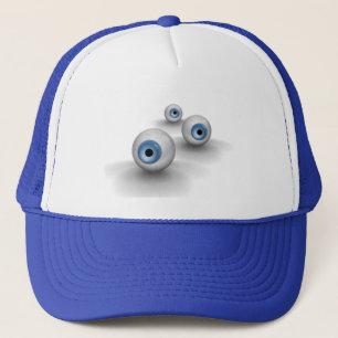 eyeballs trucker hat