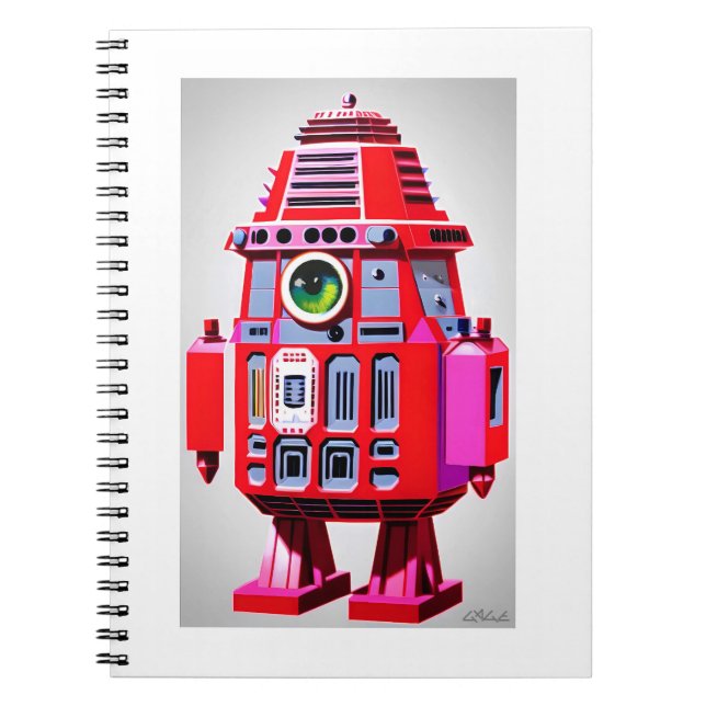 Eyebotics Ken Gage Sci-Fi Notebook (Front)