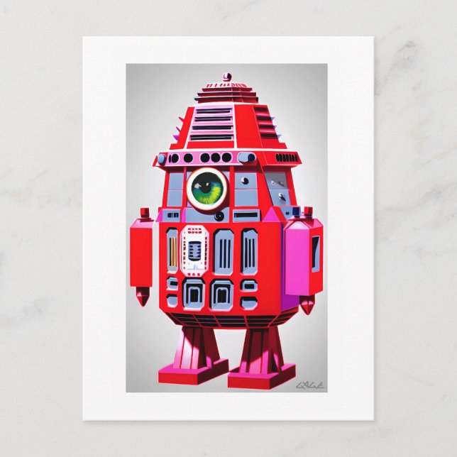 Eyebotics Ken Gage Sci-Fi Postcard (Front)
