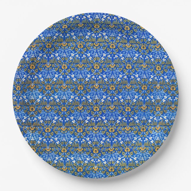 Eyebright, pattern by William Morris, Paper Plates (Front)