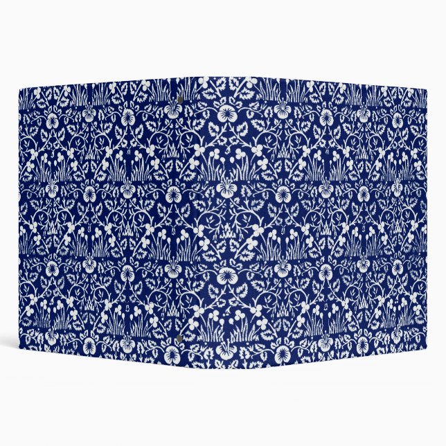 Eyebright Pattern, William Morris 3 Ring Binder (Background)