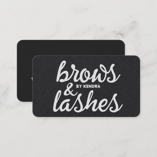 Eyebrow Brows Business Card