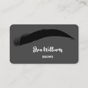 Eyebrow Brows Microblading Business Card