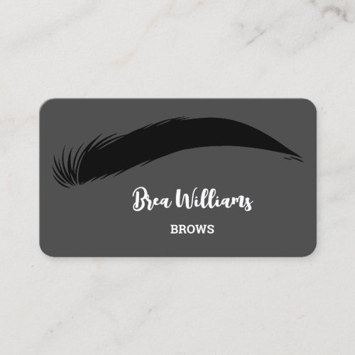 Eyebrow Brows Microblading Business Card