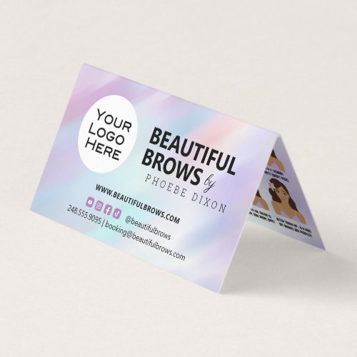 Eyebrow Microblading Brow Aftercare  Appointment Business Card