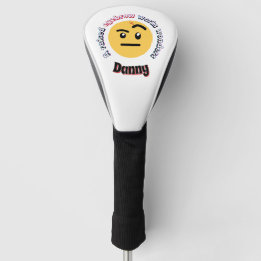 Eyebrow Sass: A Raised Eyebrow Works Wonders Golf Head Cover
