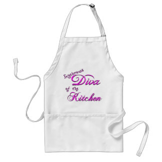 Eyebrows diva adult apron