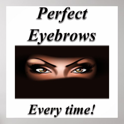 Eyebrows Poster Matte