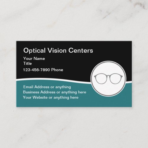 Eyecare Optical Vision Ophthalmologist  Business Card