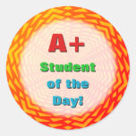 [ Thumbnail: Eyecatching "A+ Student of The Day!" Sticker ]