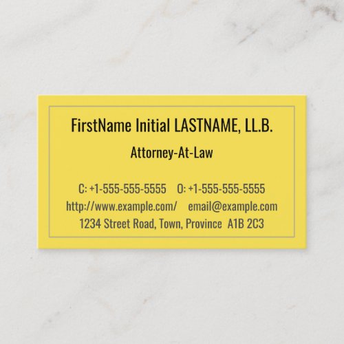Eyecatching Attorney_At_Law Business Card