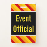 [ Thumbnail: Eyecatching "Event Official" Badge ]