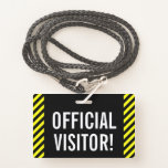 [ Thumbnail: Eyecatching "Official Visitor!" Badge ]