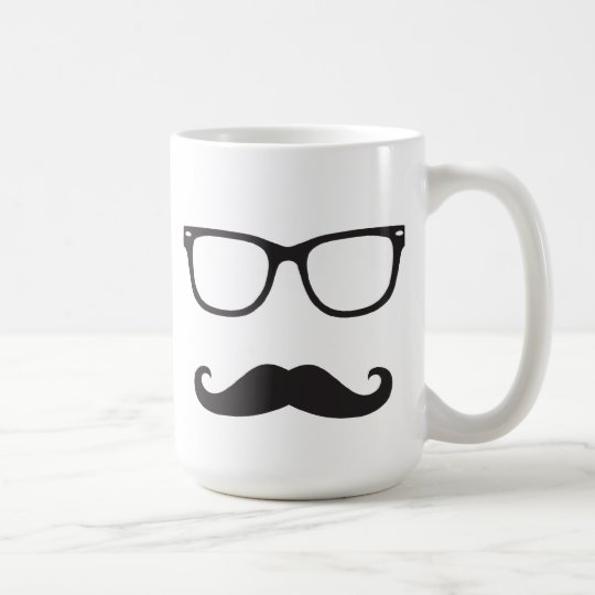 Eyeglasses and Mustache Mug | Zazzle.com