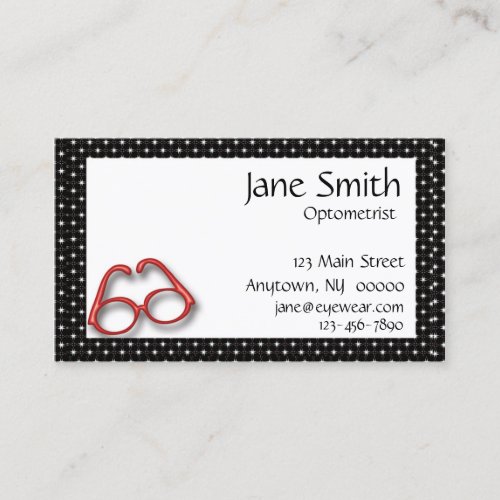 Eyeglasses Business Card