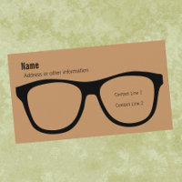 Eyeglasses Business Card