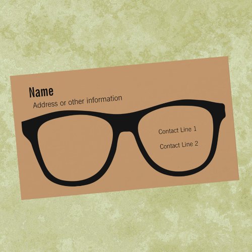 Eyeglasses Business Card