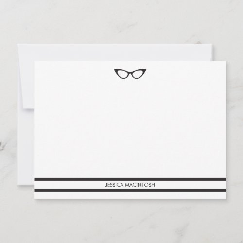 Eyeglasses Note Cards