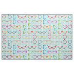 Eyeglasses Retro Modern Hipster with Blue Gingham Fabric