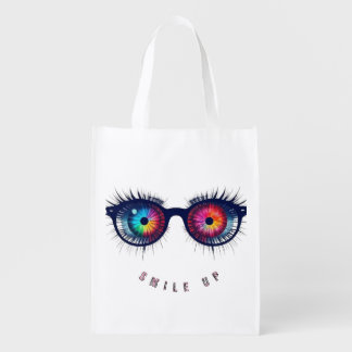 Eyeglasses smile up bags