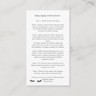 Eyelash Aftercare Instructions Referral Bokeh