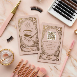 Eyelash Artist Business Card   Celestial Lash Tech