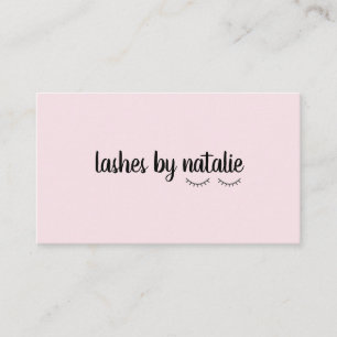 Eyelash business card