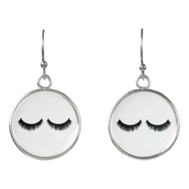 Eyelash earrings (Front)