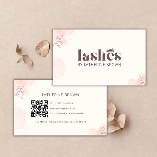 Eyelash Extension Branding Lash Artist QR Code