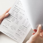 Eyelash Extension Client Record 40 Pages  Notepad<br><div class="desc">Maintain detailed client records and streamline your lash business with our comprehensive Eyelash Extension Client Record Form. This downloadable template allows you to efficiently track client information, preferences, and lash application details, ensuring exceptional service and consistent results. Key Features: Client Management: Consolidate essential client details, including contact information, medical history,...</div>