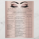 Eyelash Extension Liability Waiver Rose Blush Flyer<br><div class="desc">In the world of beauty enhancements, where each eyelash flutter can be a statement of confidence, there comes a document that's both a necessity and a testament to careful craftsmanship. Enter the Eyelash Extension Liability Waiver Rose Blush Flyer—a beacon of professionalism wrapped in the soft, inviting hue of rose blush....</div>