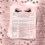 Eyelash Extension Liability Waiver Rose Pink Flyer<br><div class="desc">Are you looking for a way to protect your business and ensure that your clients know the potential risks of eyelash extensions? Look no further than our Eyelash Extension Liability Waiver Rose Pink Flyer! As a business owner, protecting yourself and your clients is essential. One such measure is the use...</div>