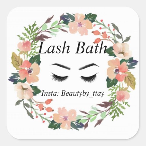 Eyelash Extension Sticker