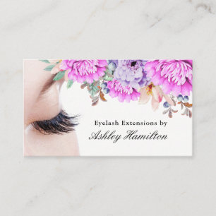 Eyelash Extensions Business Cards