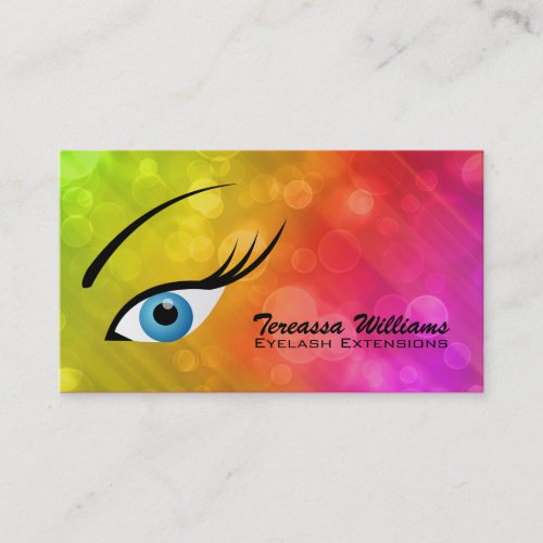 Eyelash Extensions Business Cards