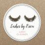 Eyelash Extensions Lash Cleaner Classic Round Sticker