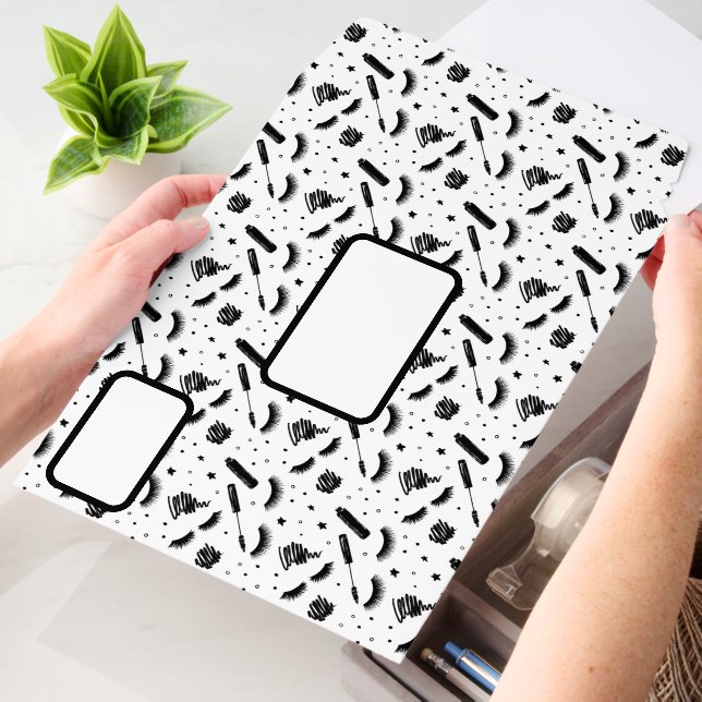 Eyelash Extensions Salon Spa Pattern Business Envelope Mailers (Desk)