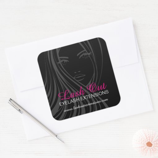 Eyelash Extensions Stickers Zazzle