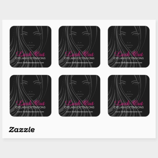 Eyelash Extensions Stickers Zazzle