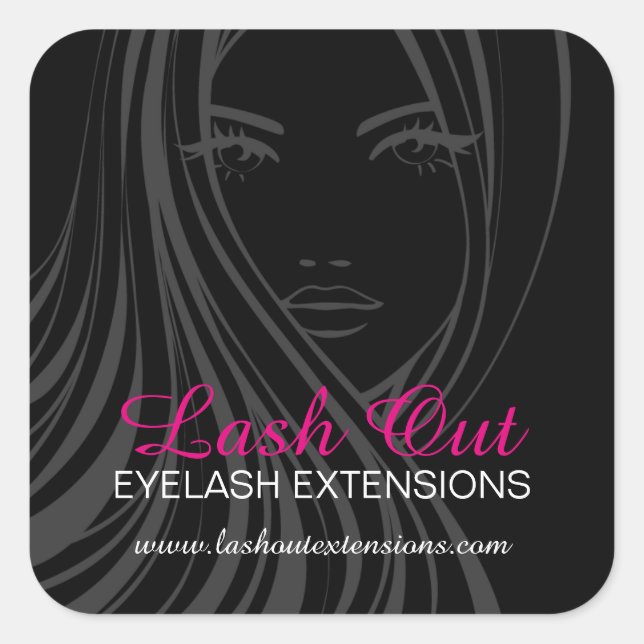 Eyelash Extensions Stickers (Front)
