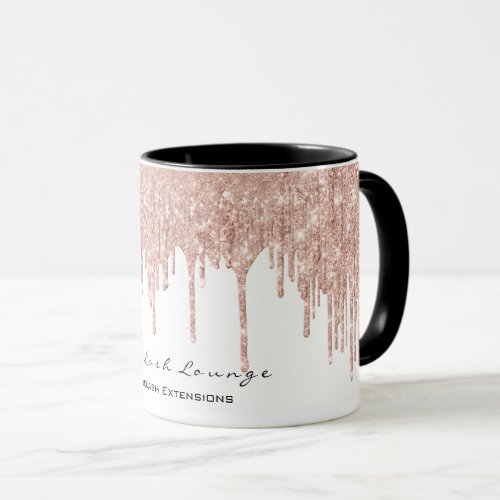 Eyelash Extention Beauty Rose White Makeup Artist  Mug