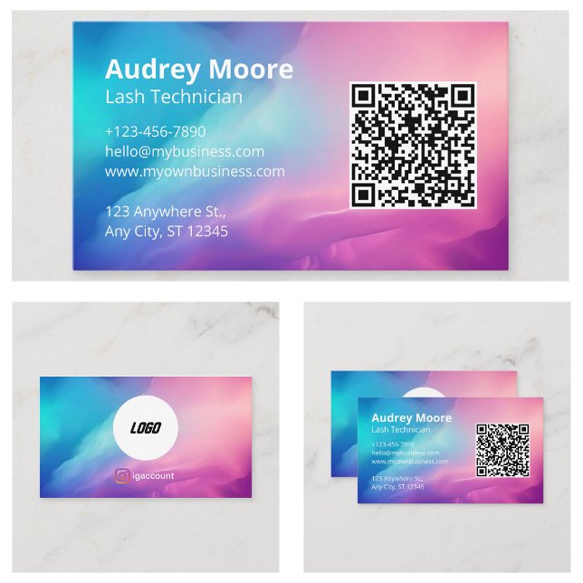 Eyelash Lash Tech Business Card (Eyelash Lash Tech Business Card
)