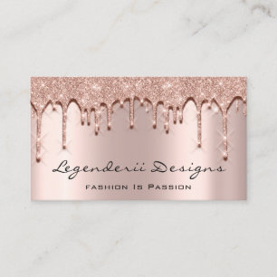 Eyelash Lashes Glitter 3D Effect Esthetician Business Card