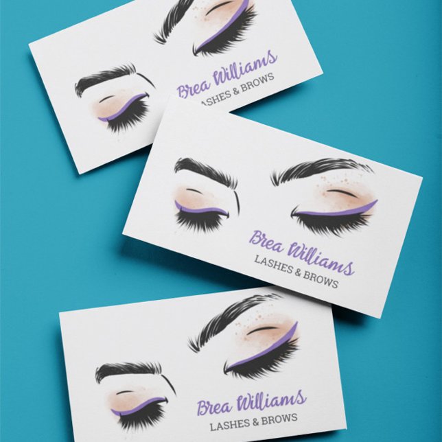 Eyelash Makeup Professional Business Card (Creator Uploaded)