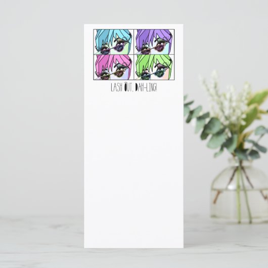 EyeLash/Permanent MakeUp Rack Cards (Standing Front)