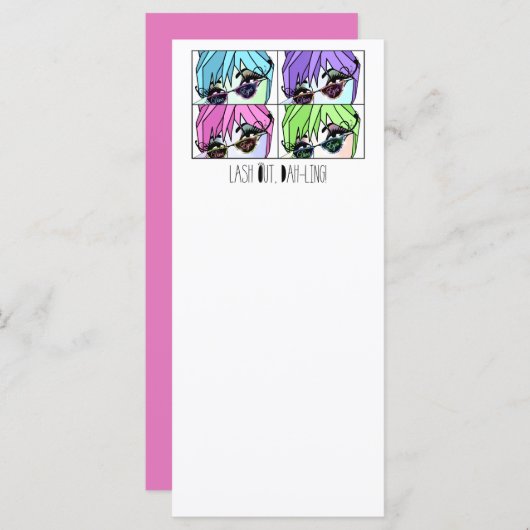 EyeLash/Permanent MakeUp Rack Cards (Front/Back)