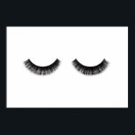 Eyelash Poster<br><div class="desc">Simple poster with black eyelashes, looks beautiful when framed in a black frame for a monochromatic look</div>