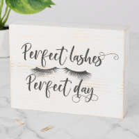 Eyelash Saying Perfect Lashes Perfect Day